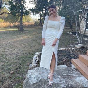 Reformation Isaac Dress - Ivory